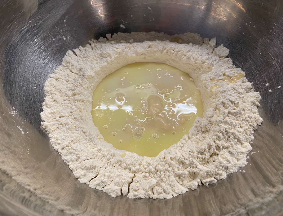 Roscón de Reyes de chocolate blanco
