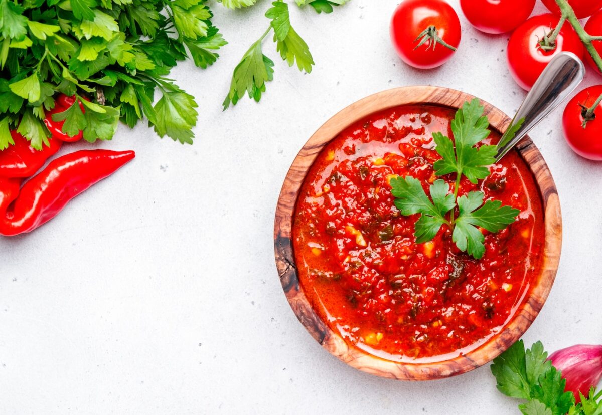 Salsa de pimientos