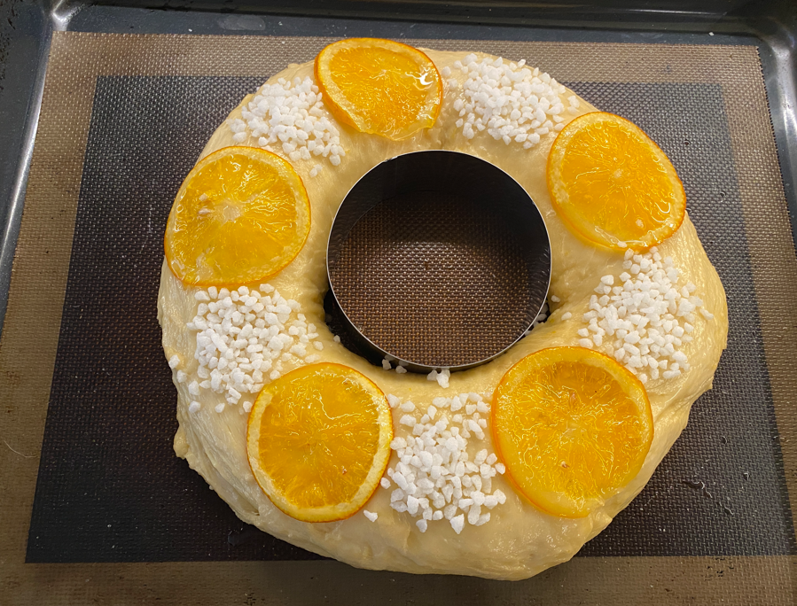 Tortell de Reis catalán (método tradicional y con Thermomix)