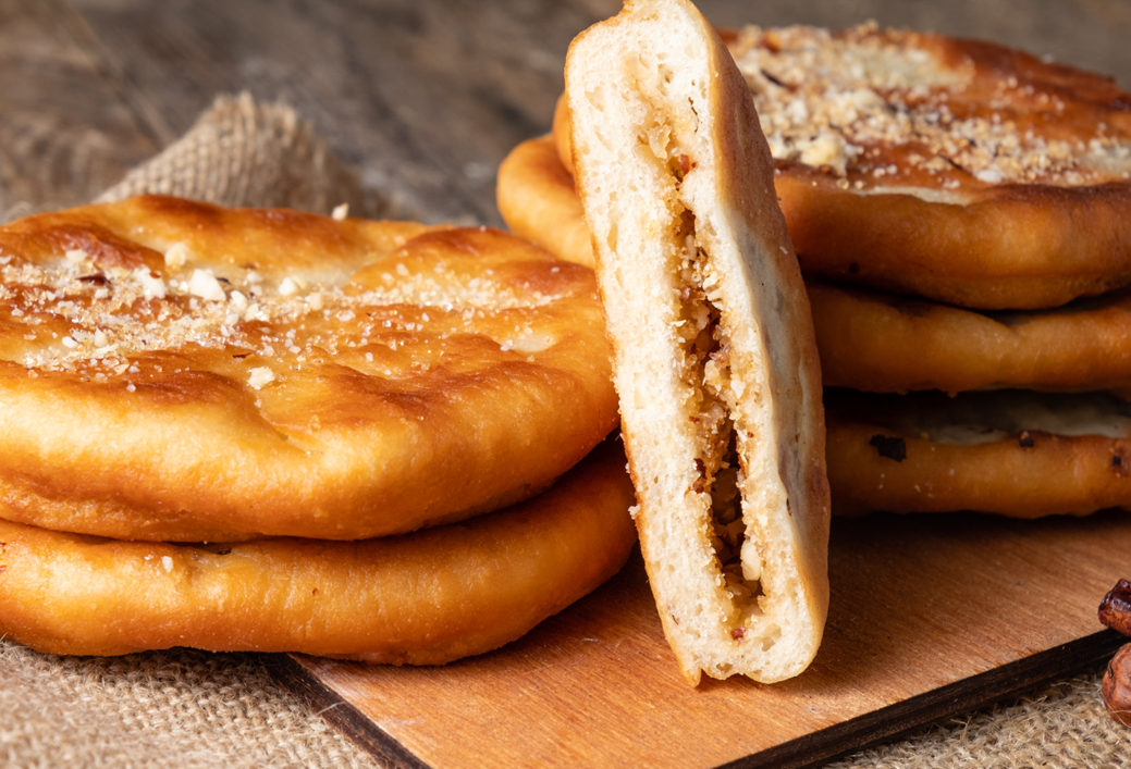 Tortitas dulces coreanas rellenas de frutos secos