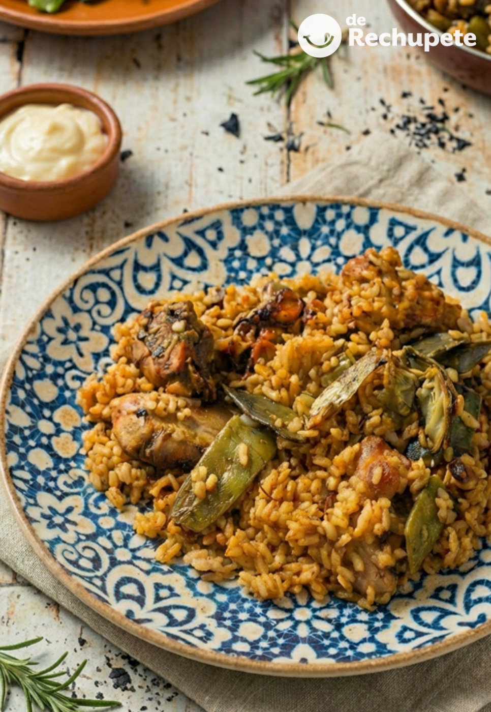 Arroz con conejo casero. Receta tradicional paso a paso