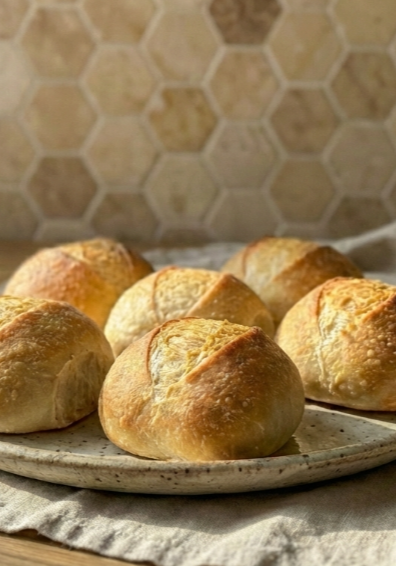 Panecillos de pan para bocata