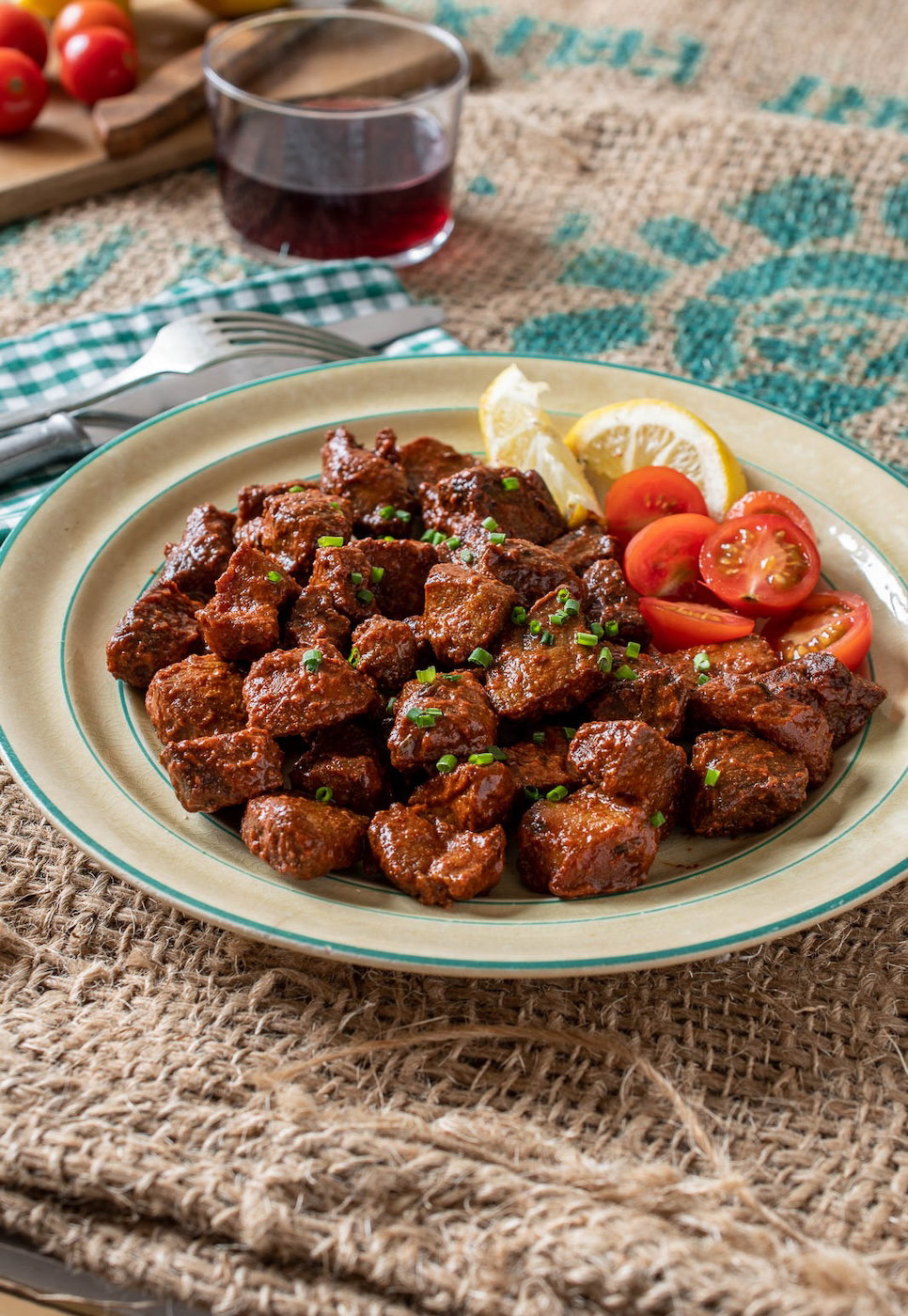 Carne fiesta. La receta tradicional canaria