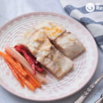 Corvina en papillote con verduras