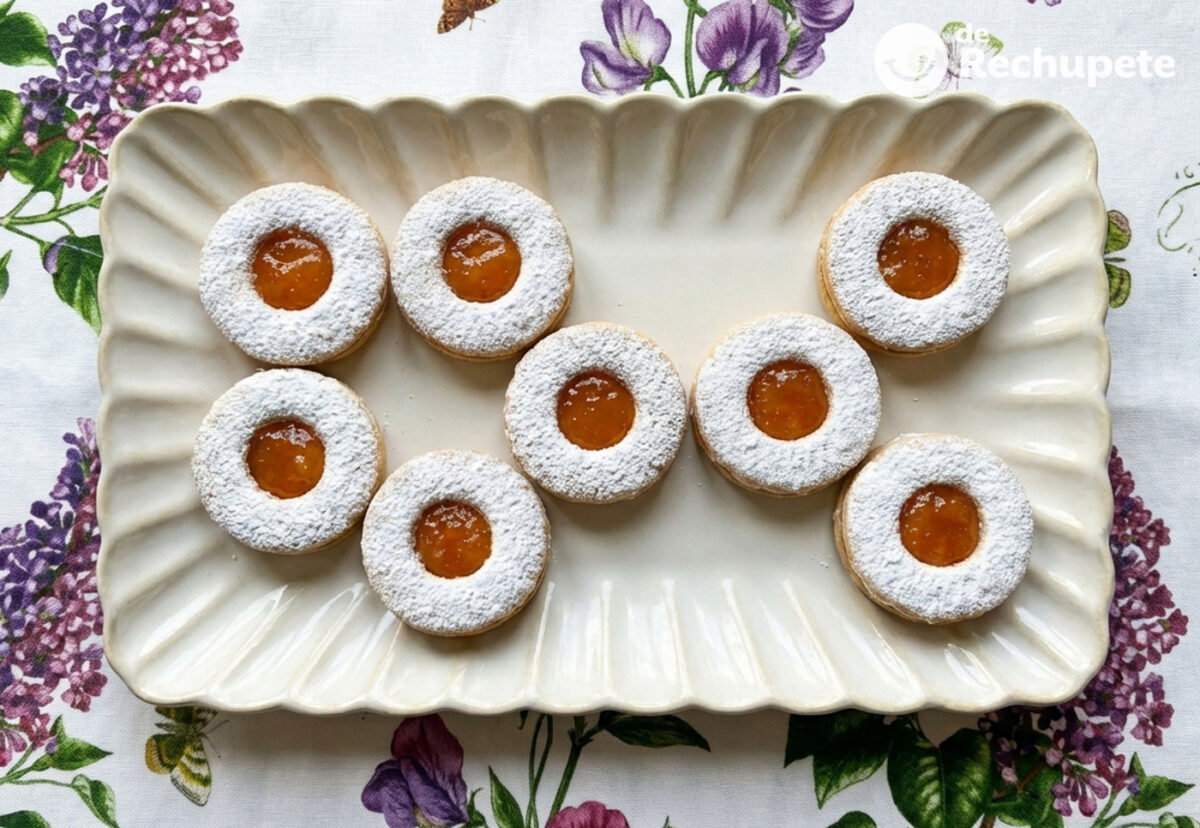 Galletas de melocotón caseras. Receta deliciosa para una merienda
