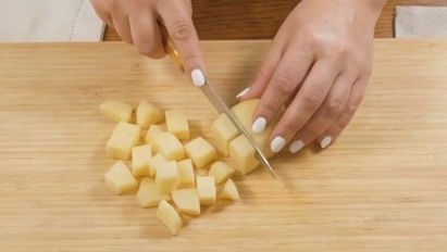 Patatas huecas. La guarnición que se terminará antes de tiempo