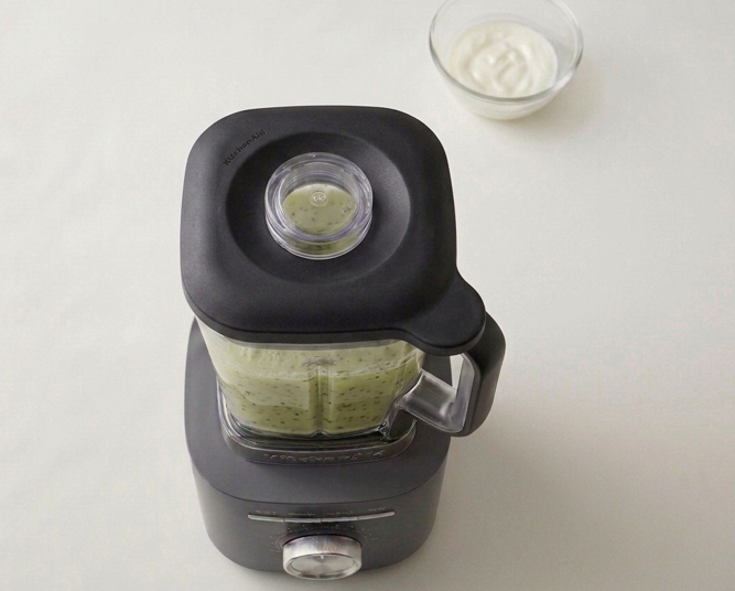 Batido de kiwi y yogur natural. Refrescante y fácil en casa