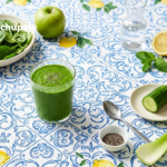 Batido verde dietético y antioxidante perfecto para el desayuno