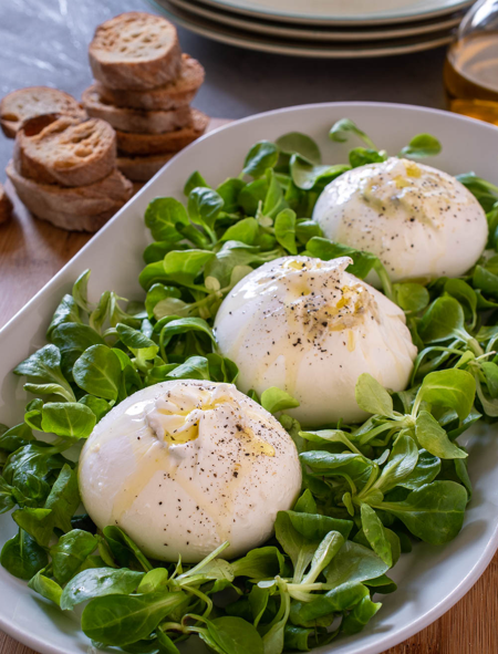 Burrata rellena