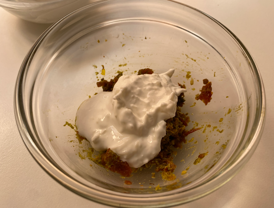 Burrata rellena