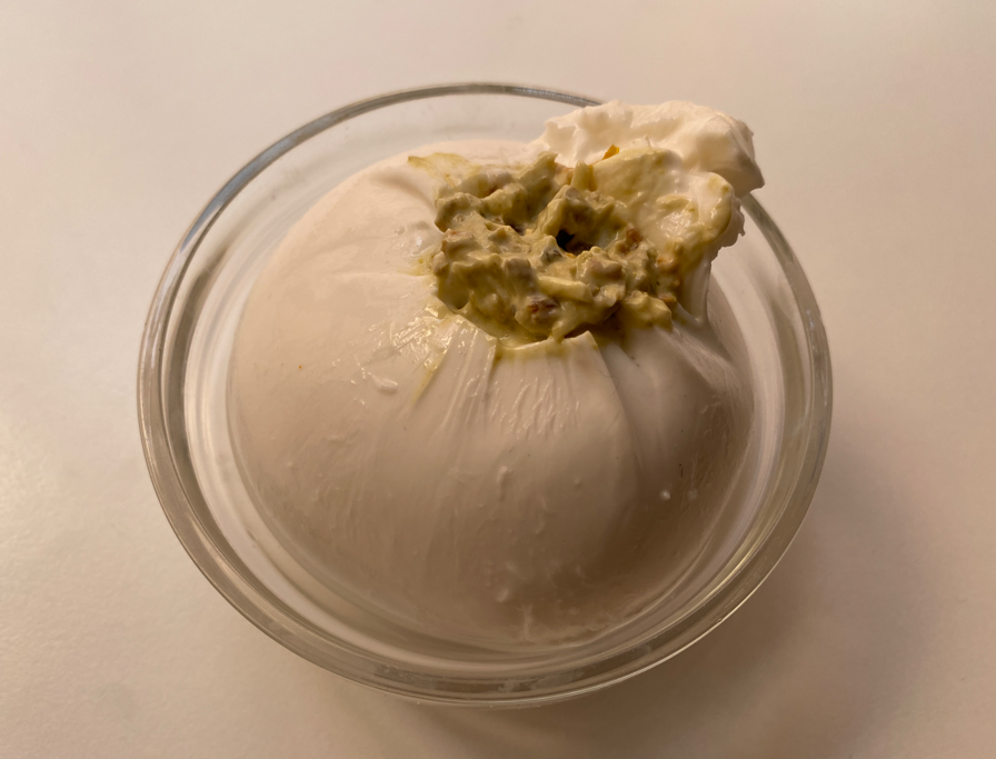 Burrata rellena