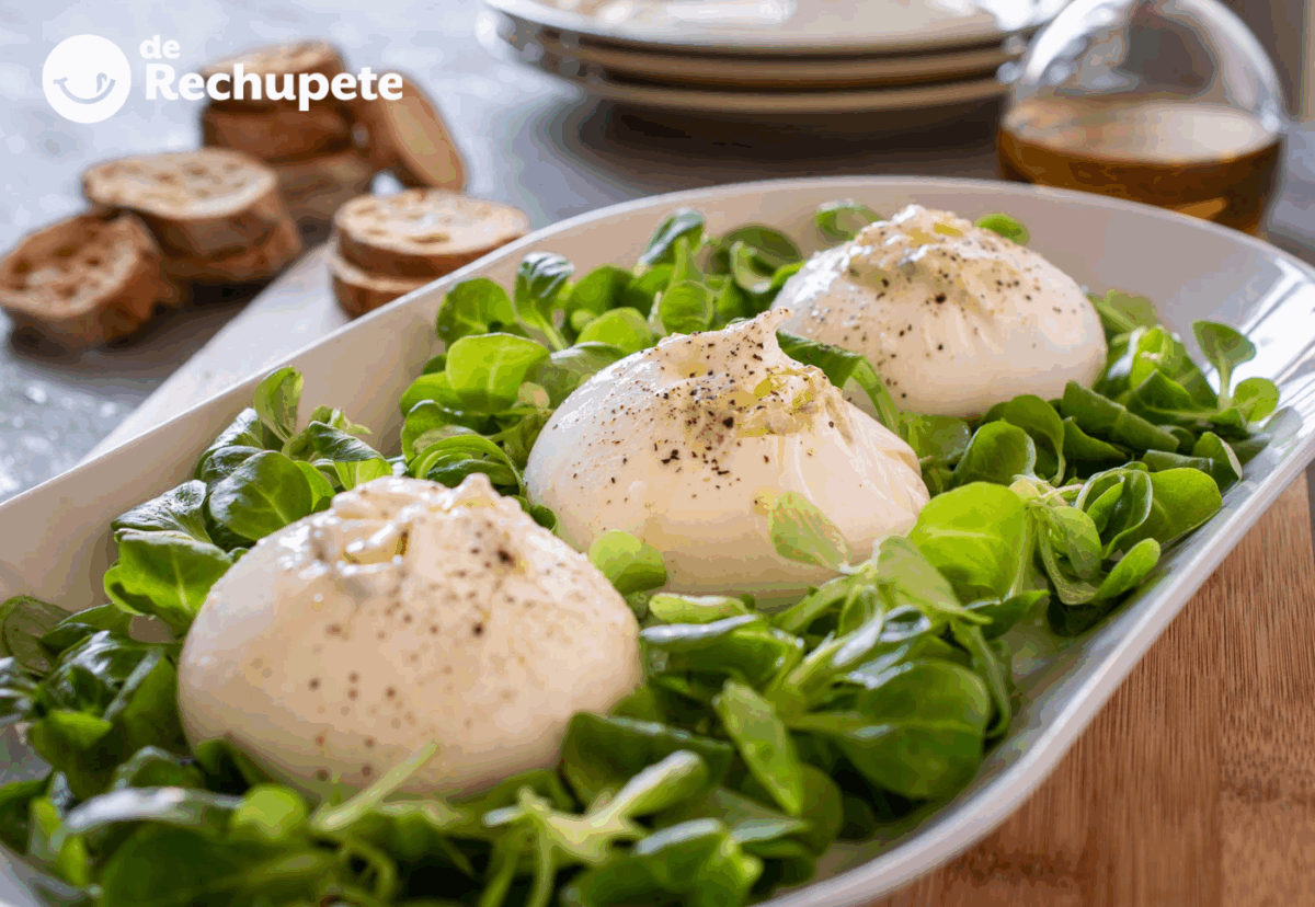 Burrata rellena