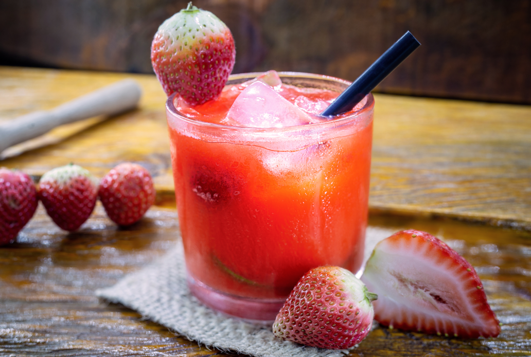 Caipiroska de fresa