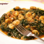 Espinacas con gambas