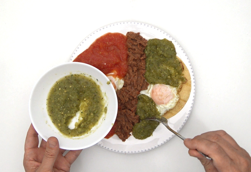 Huevos divorciados mexicanos