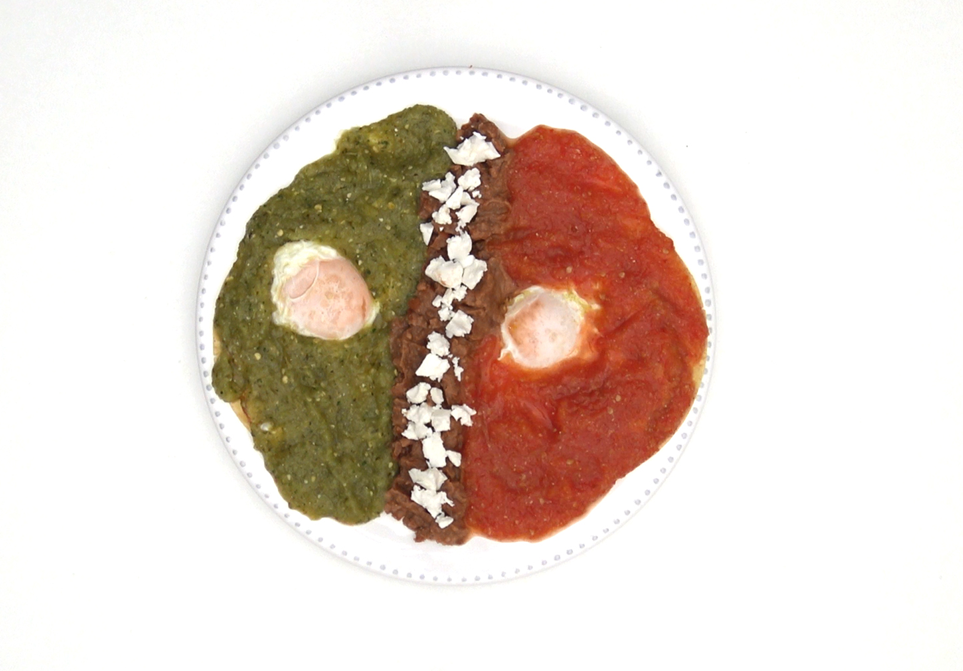 Huevos divorciados mexicanos