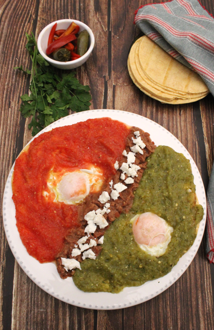 Huevos divorciados mexicanos