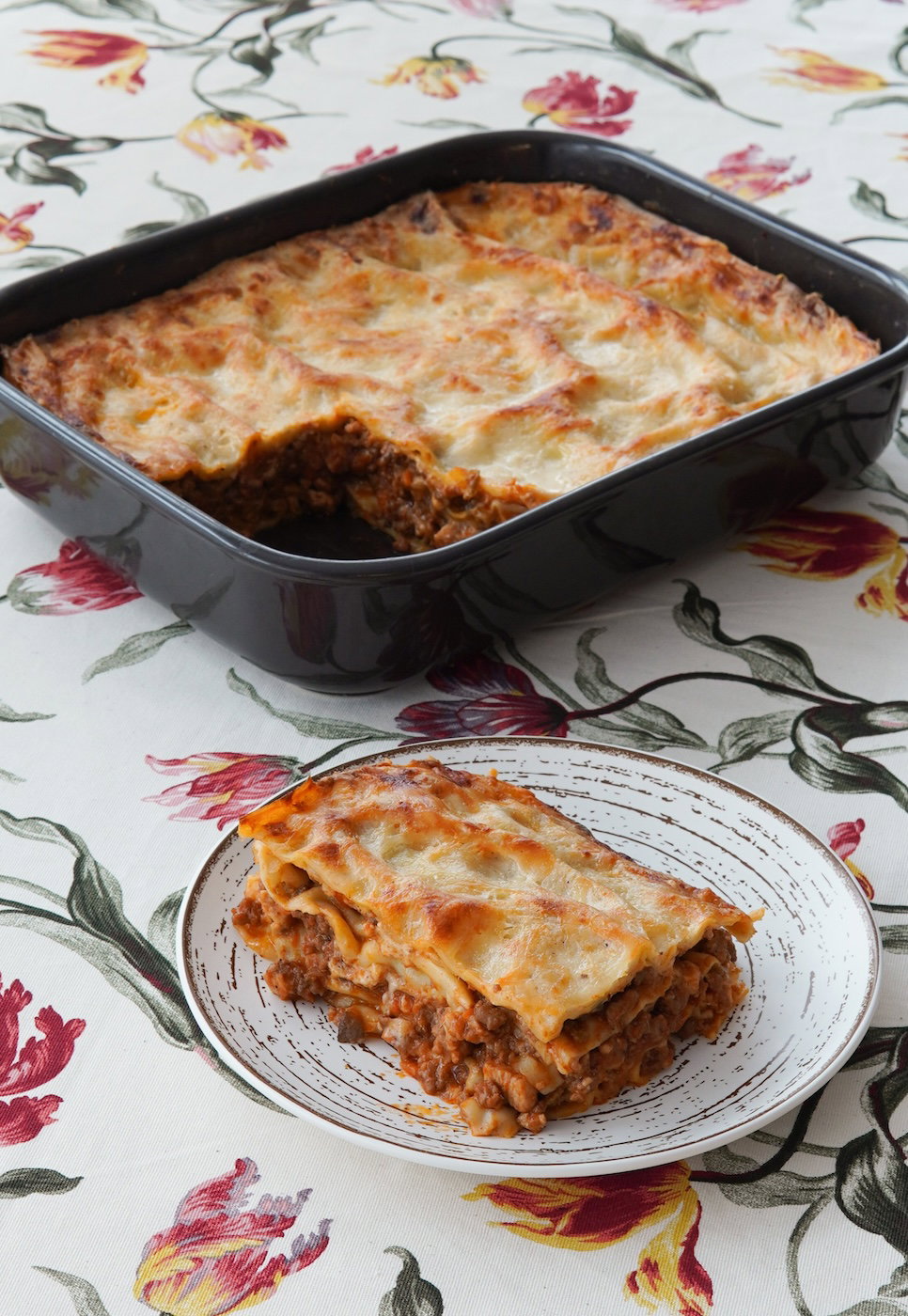 Lasaña Vincisgrassi tradicional. Receta italiana paso a paso