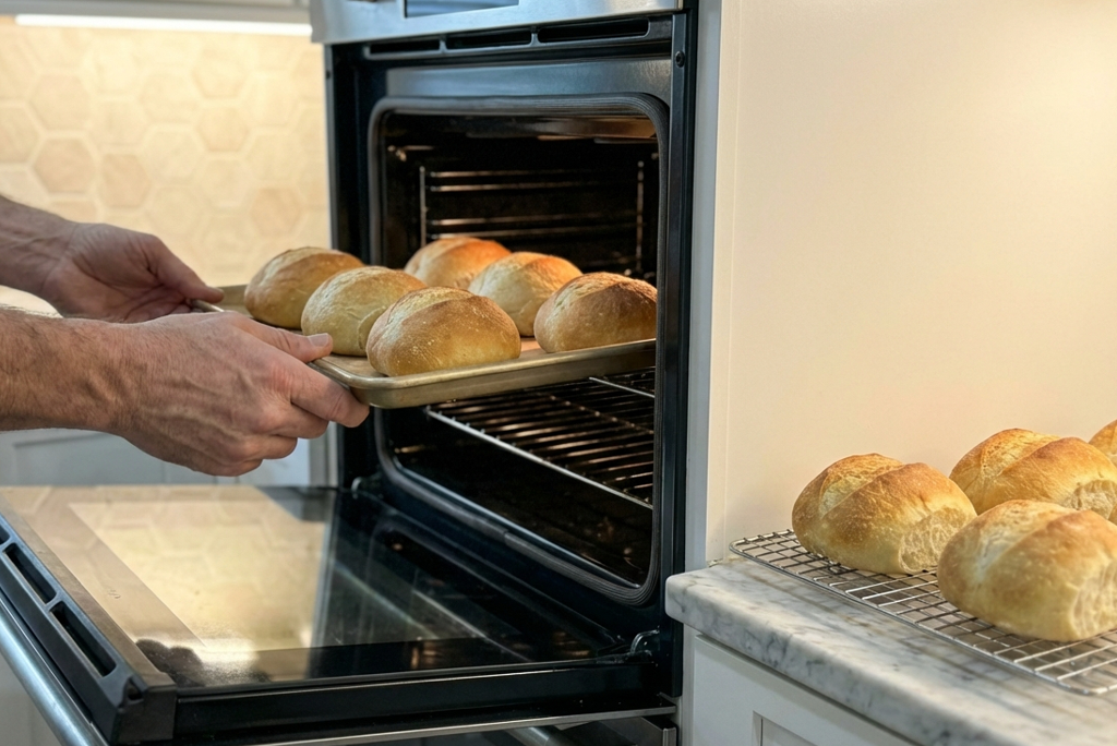 Panecillos de pan para bocata