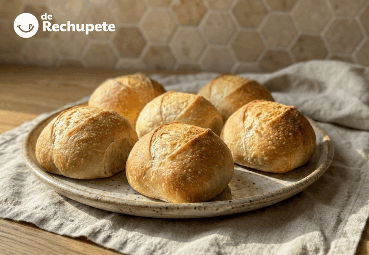 Panecillos de pan para bocata