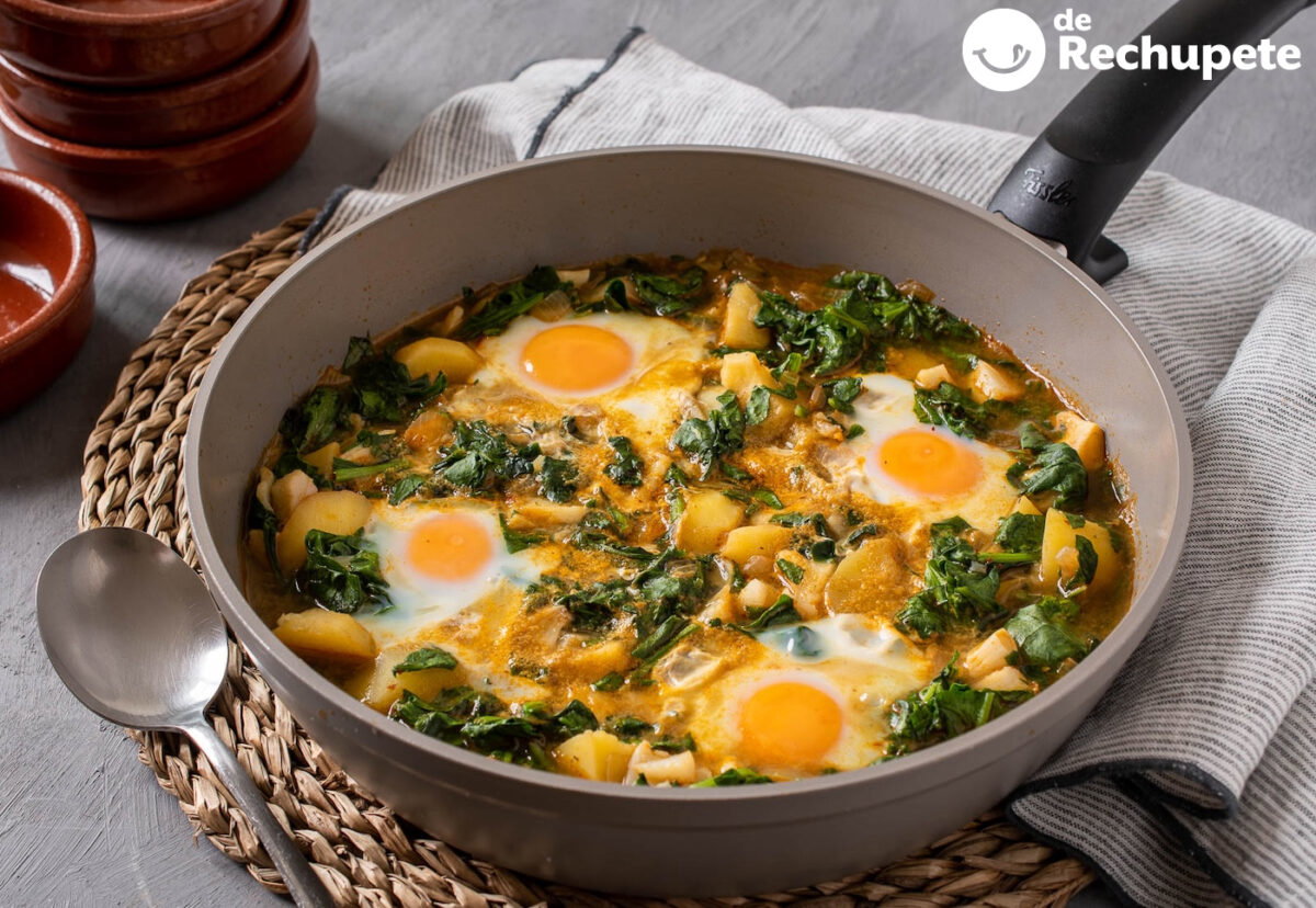 Borreta alicantina. Receta de cuchara con bacalao y patata