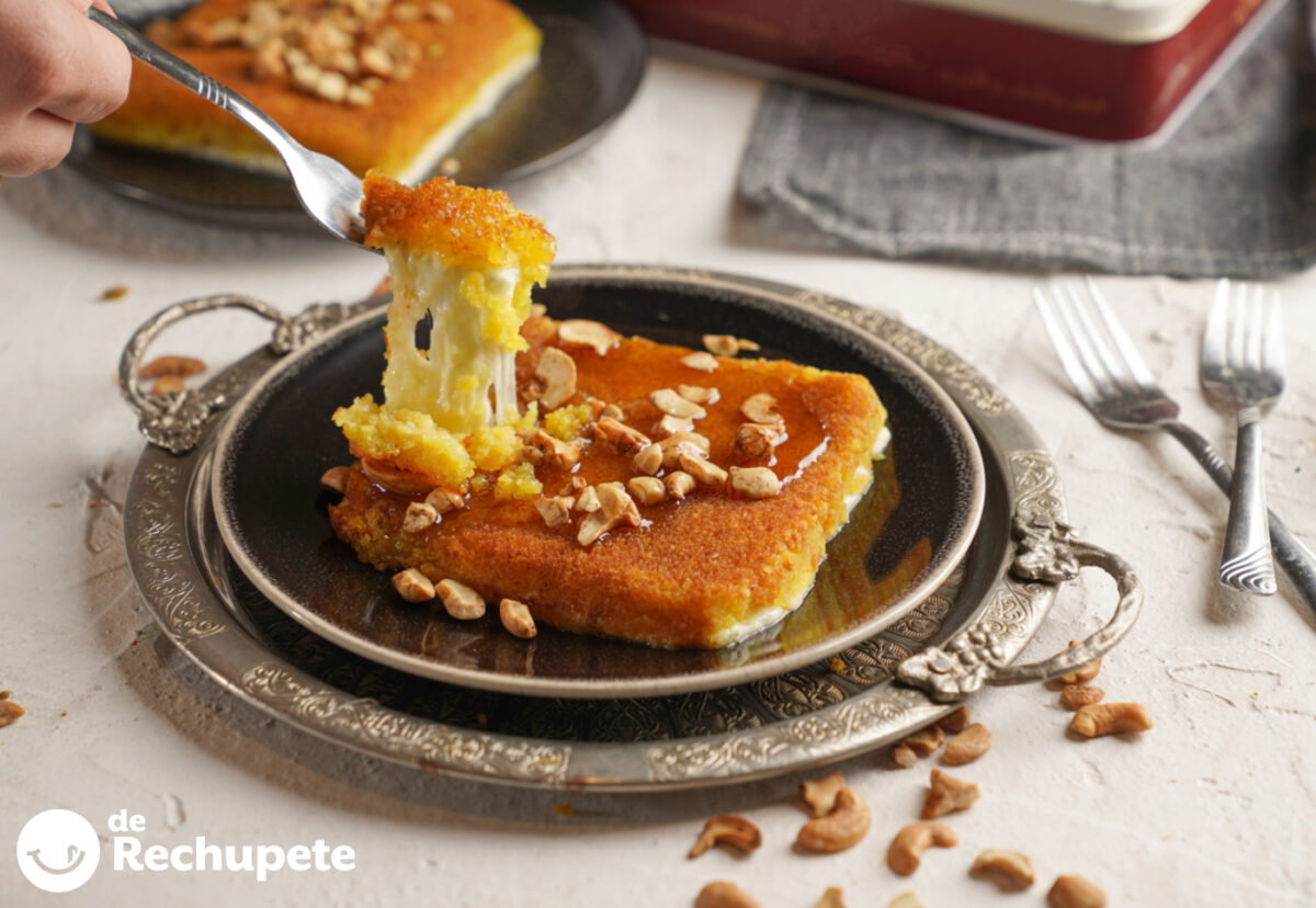 Kunafa o kanafeh. Un postre árabe paso a paso