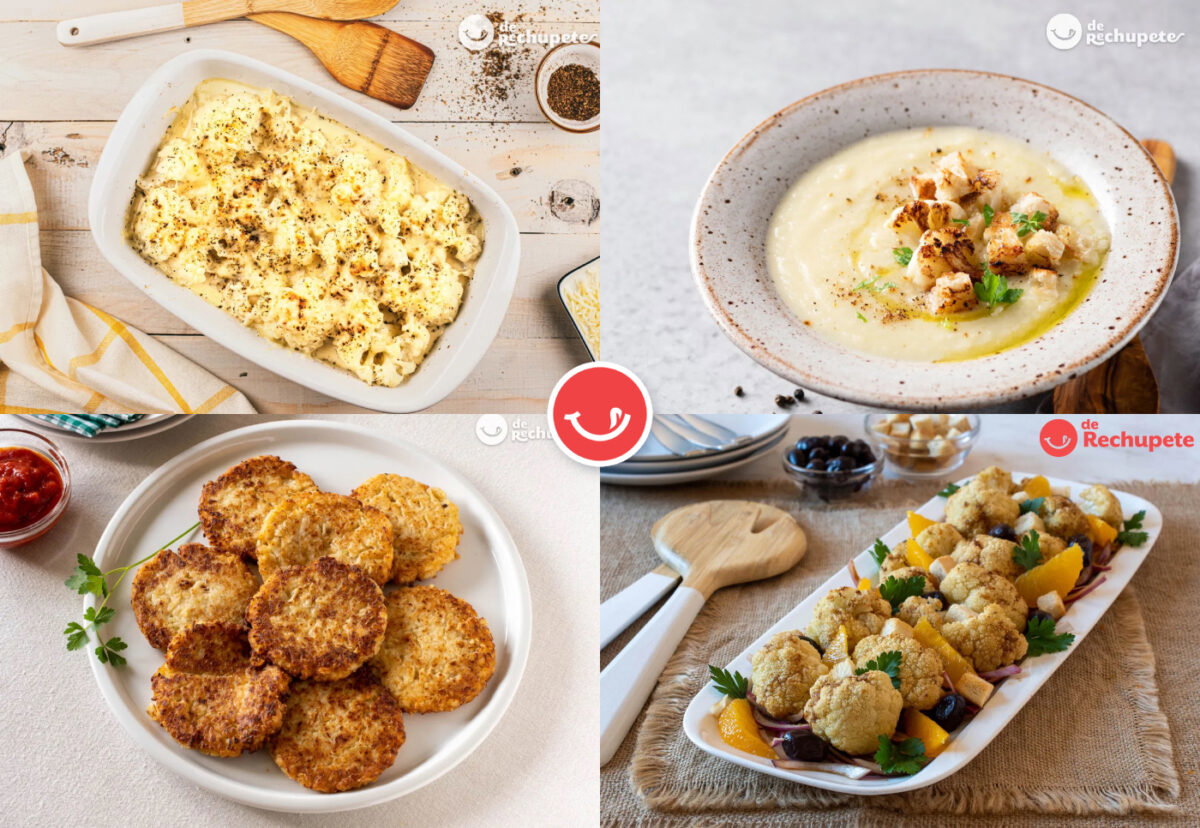 Más de  recetas con coliflor. Ideas fáciles, sabrosas y para todos los días