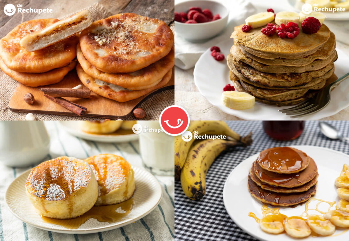Las mejores recetas de tortitas y panqueques (dulces y saladas) fáciles y deliciosas