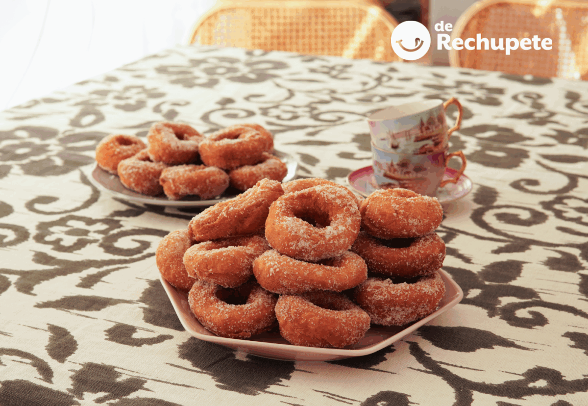 Rosquillas de flan, el dulce perfecto para el café o el té