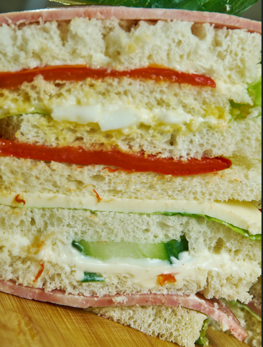 Sándwiches de miga. Los sándwiches más populares en Argentina, Uruguay y Chile