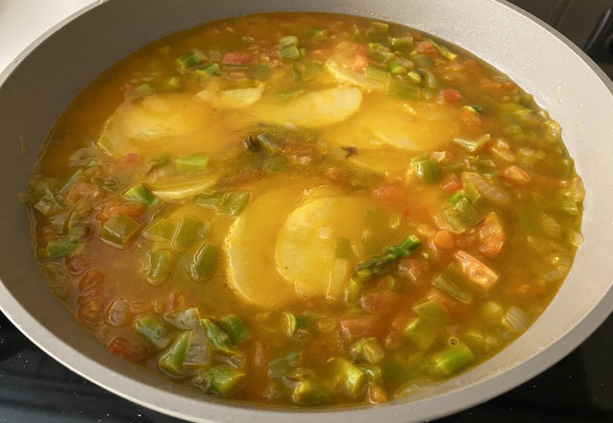 Sopa perota malagueña. Receta popular paso a paso