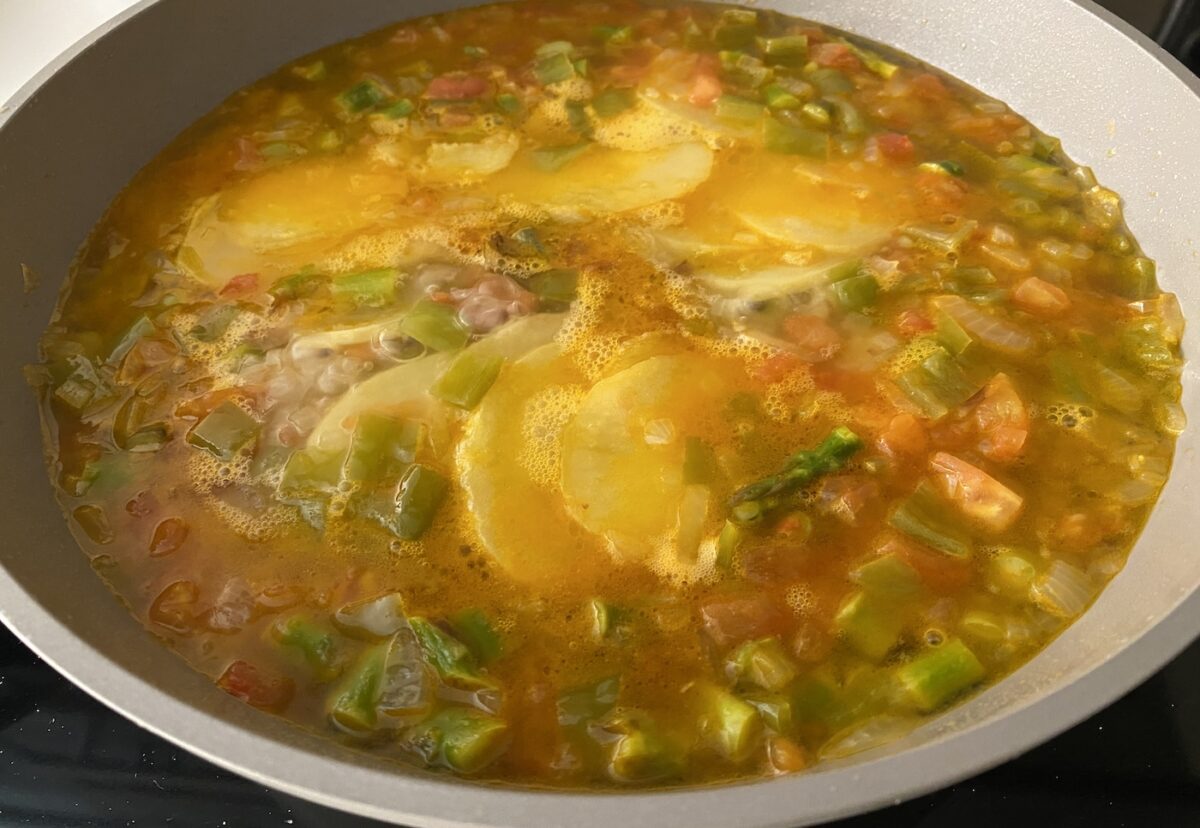 Sopa perota malagueña. Receta popular paso a paso
