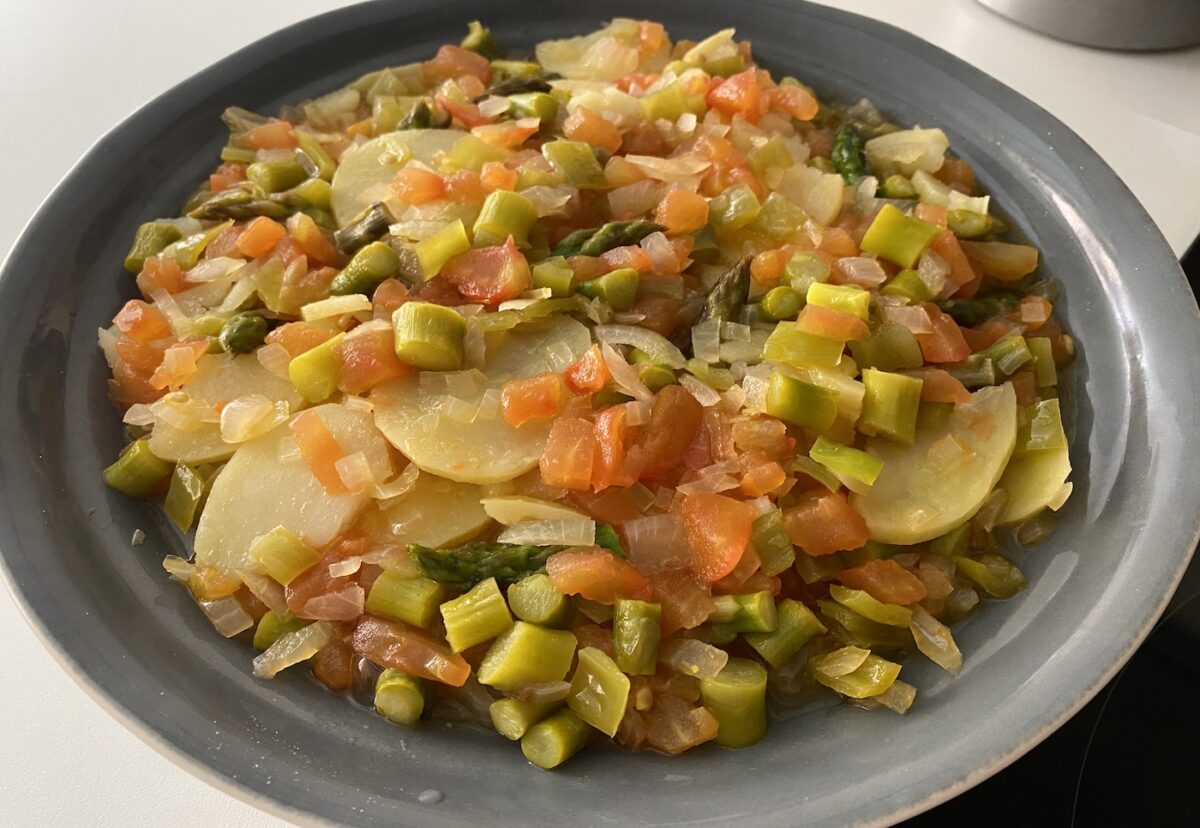 Sopa perota malagueña. Receta popular paso a paso