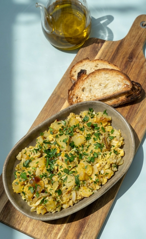 Bacalao ajoarriero aragonés. Una receta tradicional de Cuaresma