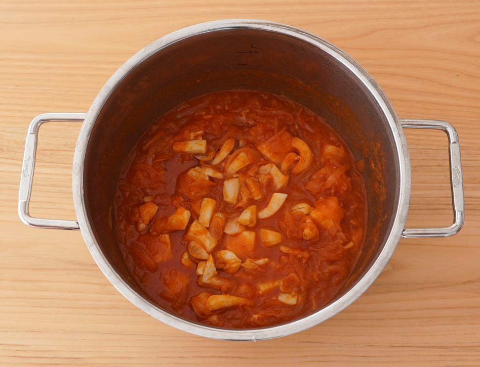 Caldereta de pescado y marisco, una receta de toma pan y moja