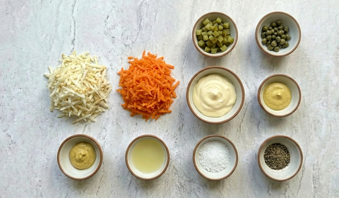 Apionabo con salsa remoulade. La versión fresca y casera para acompañar tus cenas
