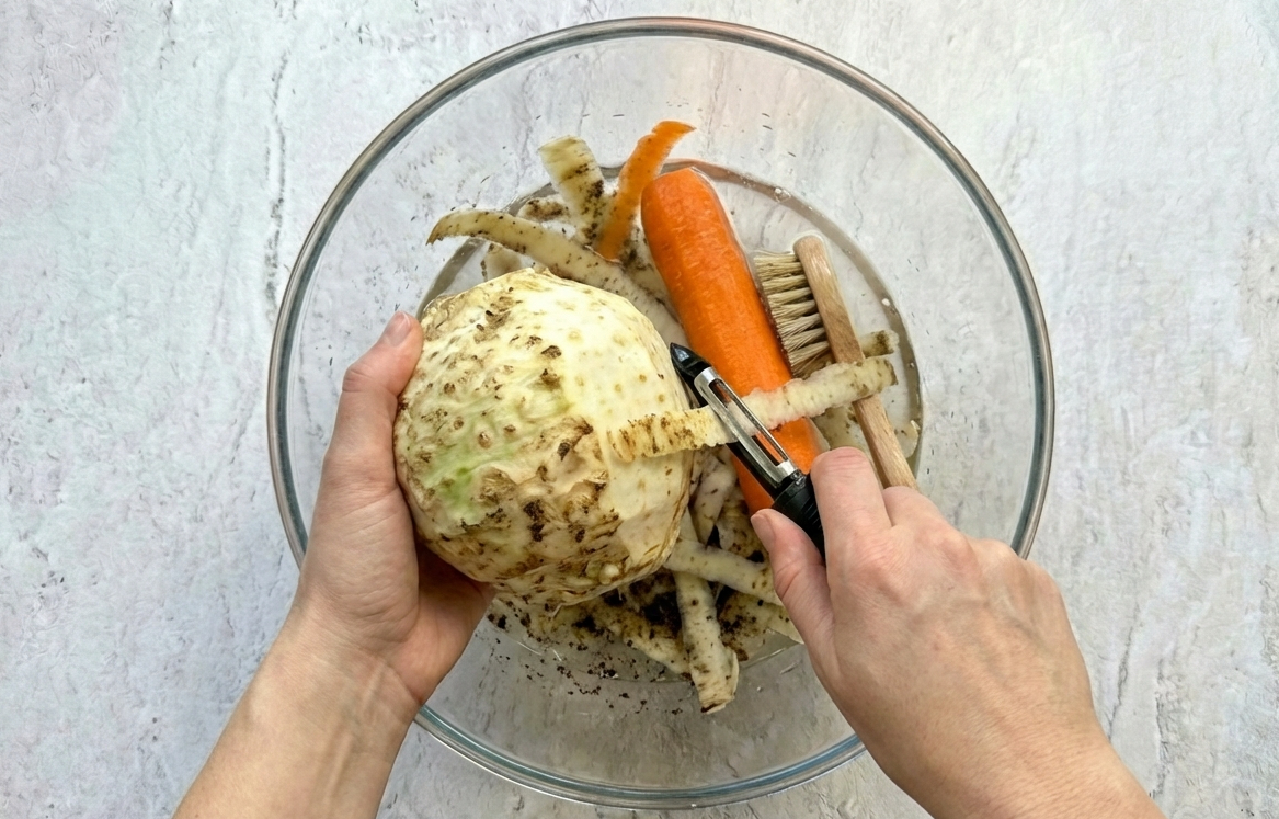Apionabo con salsa remoulade. La versión fresca y casera para acompañar tus cenas