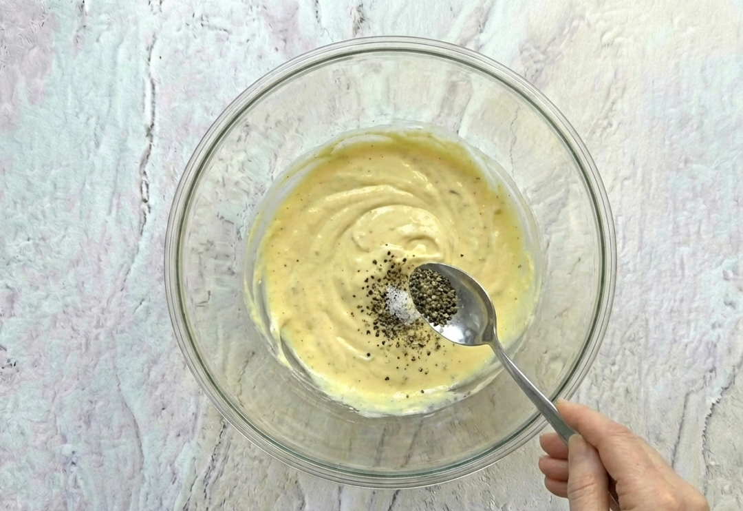 Apionabo con salsa remoulade. La versión fresca y casera para acompañar tus cenas