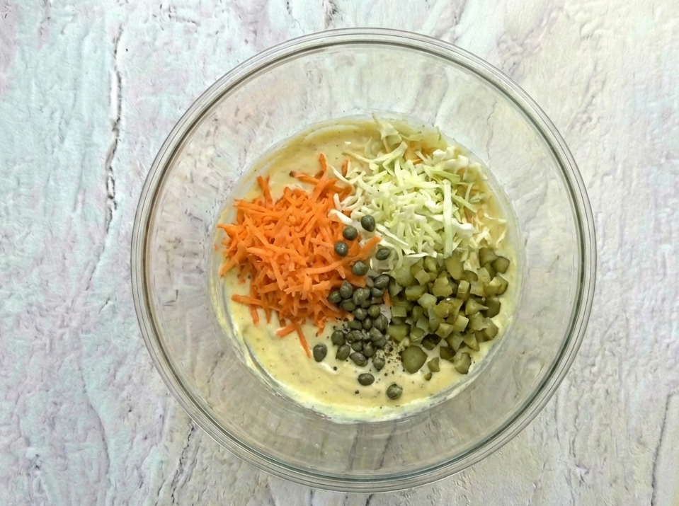 Apionabo con salsa remoulade. La versión fresca y casera para acompañar tus cenas