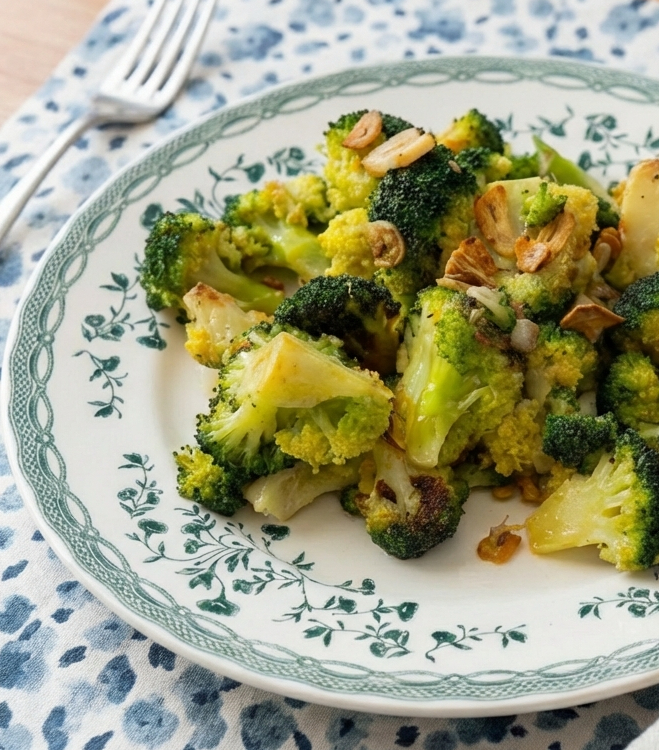 Brócoli al ajillo. Receta fácil, rápida y llena de sabor para el día a día