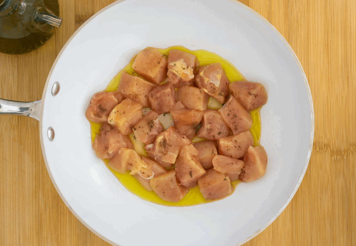 Brócoli con pollo. Receta fácil, ligera y saludable
