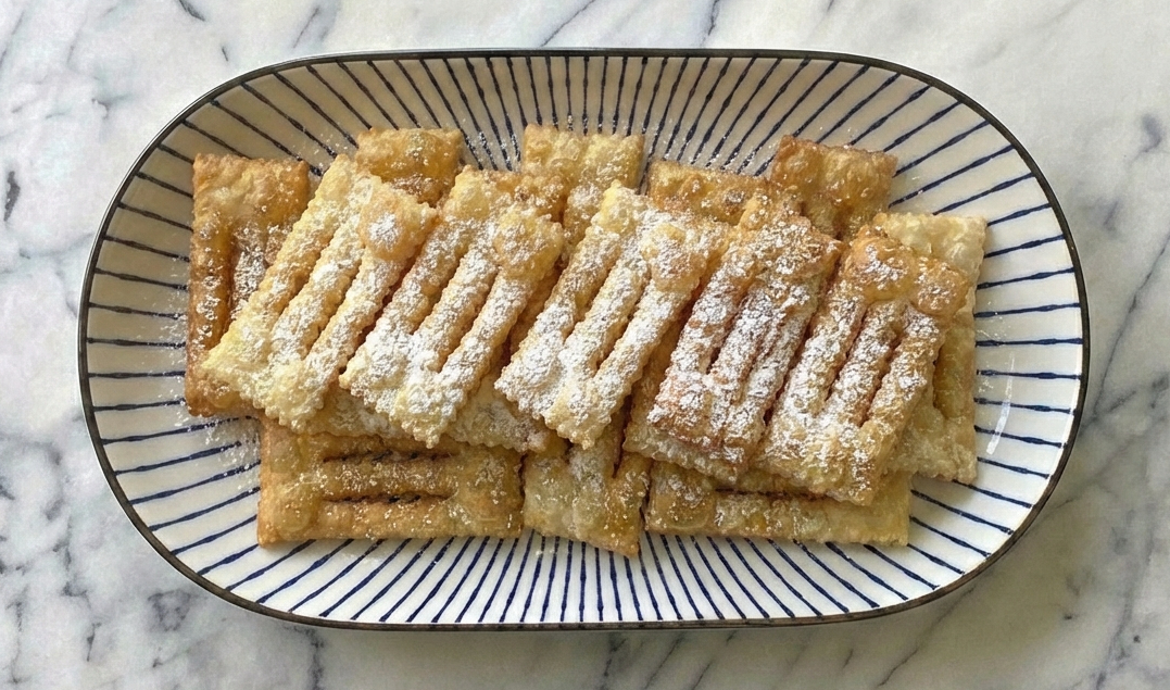 Chiacchiere o frappe italiano de Carnaval
