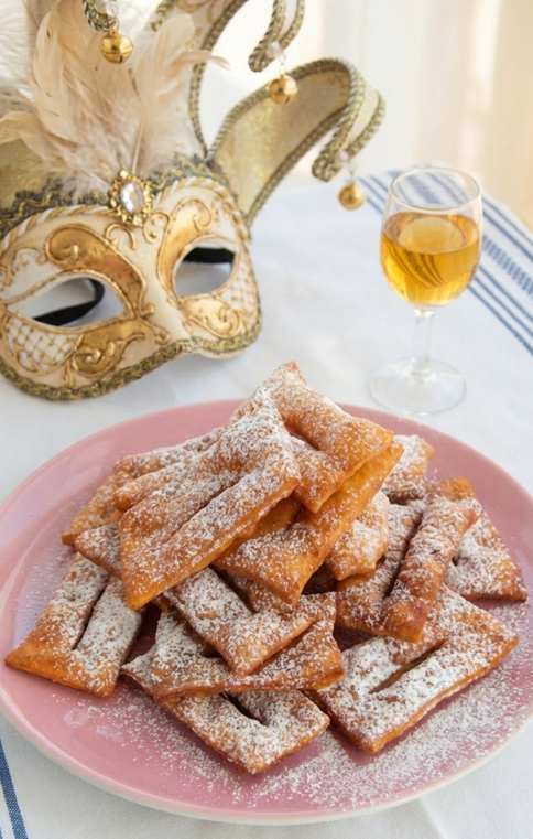 Chiacchiere o frappe italiano de Carnaval