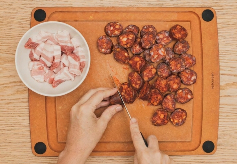 Gachas manchegas tradicionales. Receta auténtica paso a paso