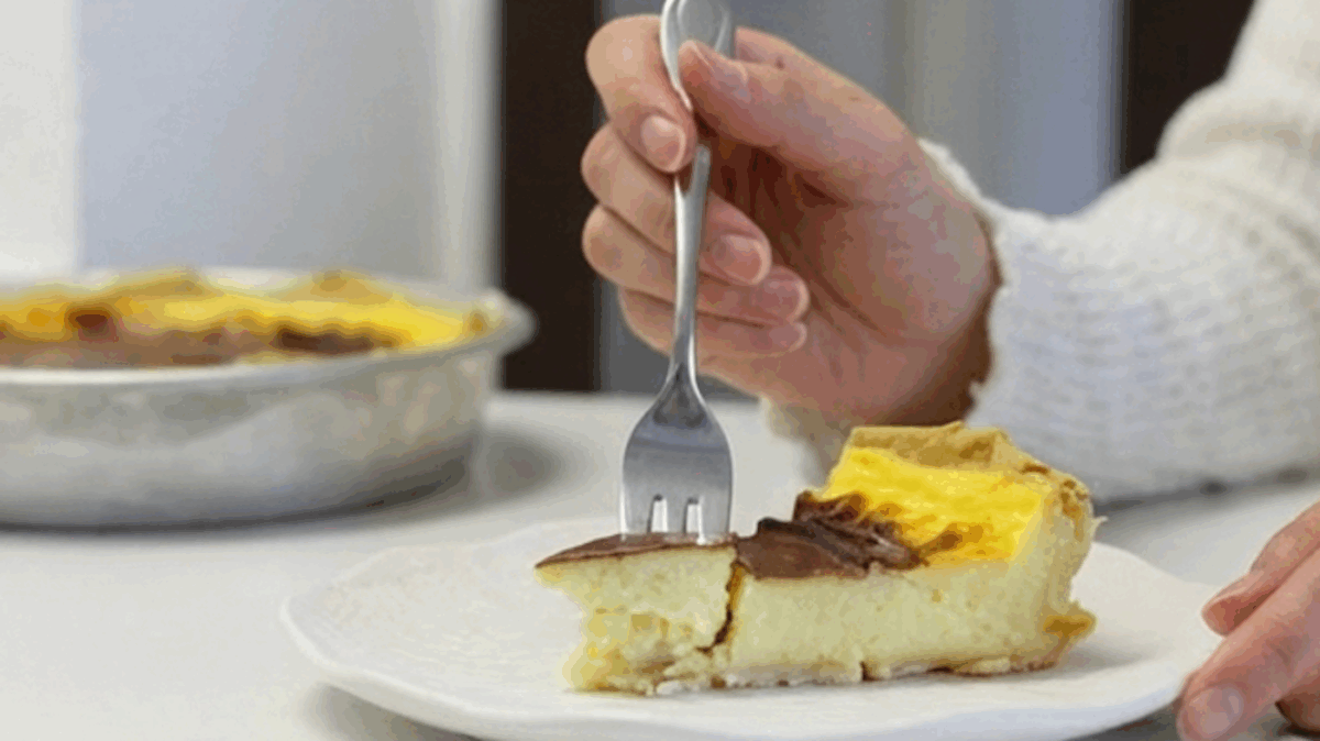 Flan parisien tradicional. La crema francesa con base de masa quebrada que nunca falla