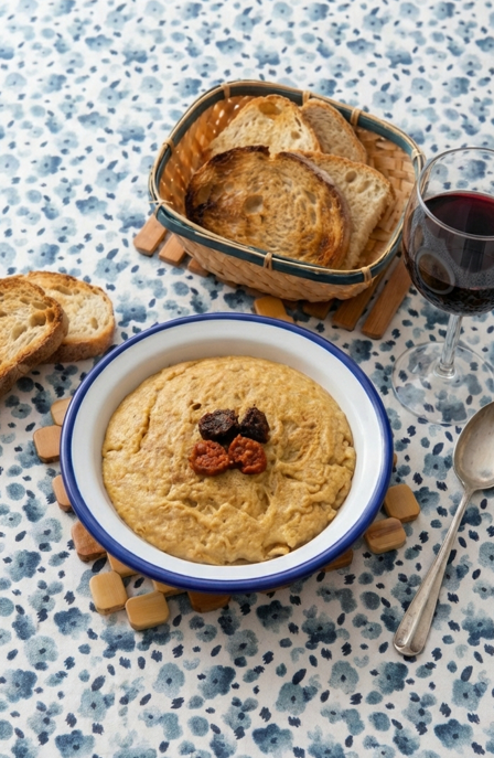 Gachamiga o gachasmigas tradicional. La receta murciana más sencilla para comer bien con cuatro cosas