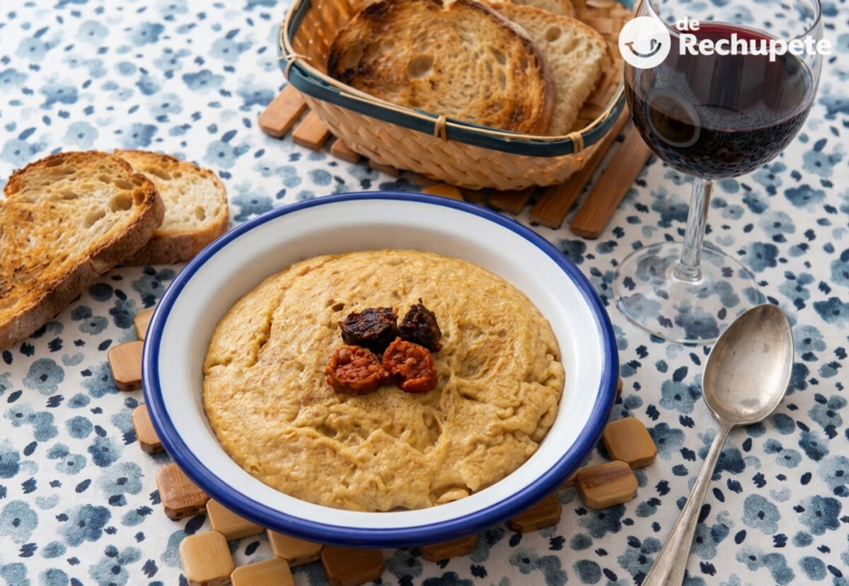 Gachamiga o gachasmigas tradicional. La receta murciana más sencilla para comer bien con cuatro cosas