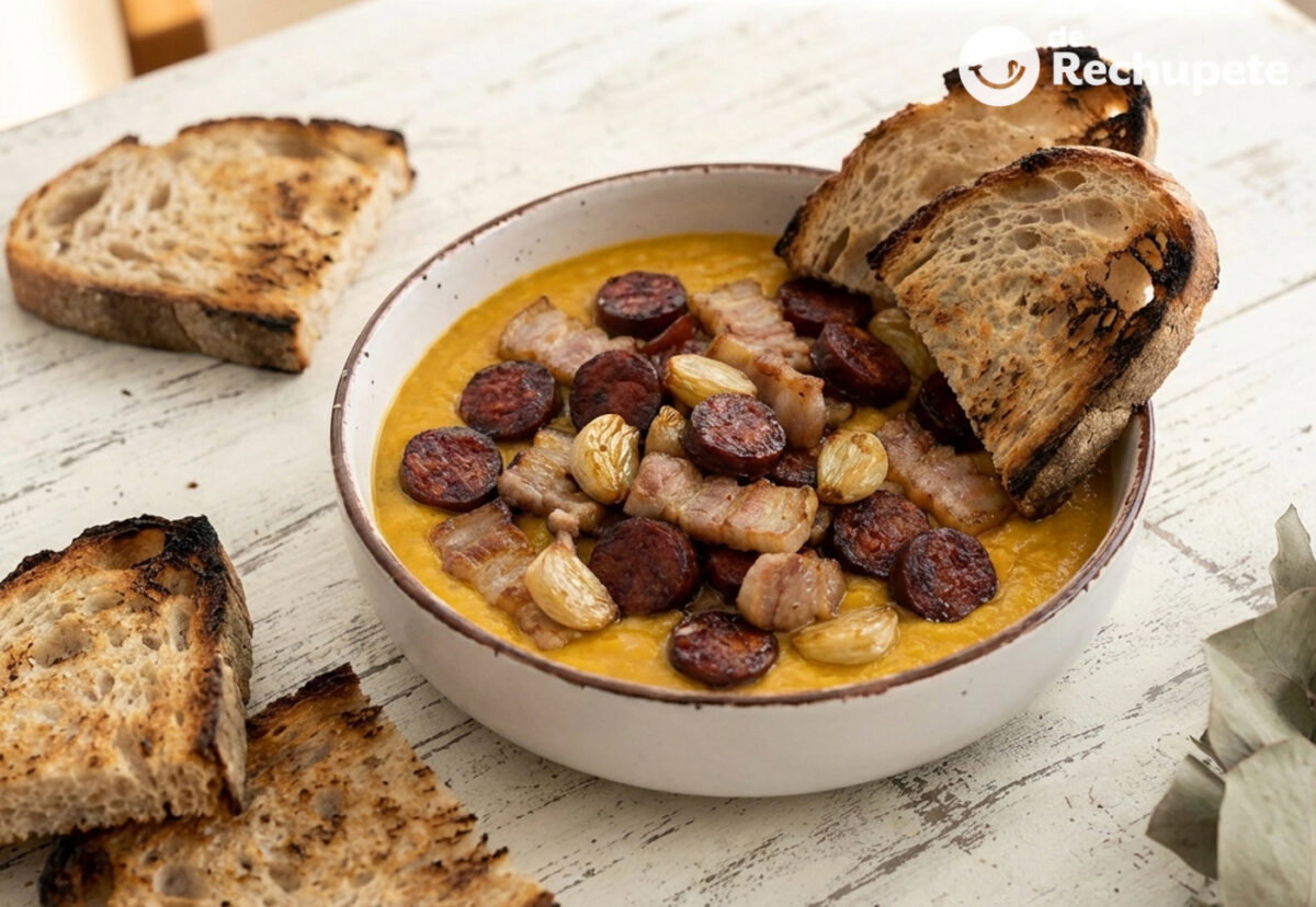 Gachas manchegas tradicionales. Receta auténtica paso a paso
