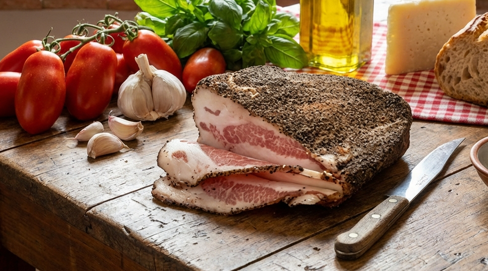 Guanciale. Qué es, origen y cómo usarlo en la cocina (y en qué se diferencia del bacon y la panceta)