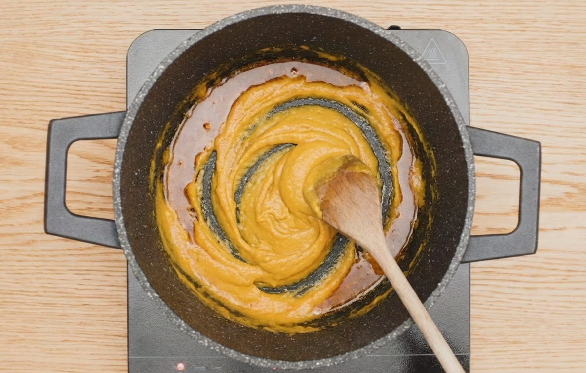 Gachas manchegas tradicionales. Receta auténtica paso a paso